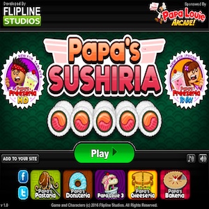 Papa’s Sushiria
